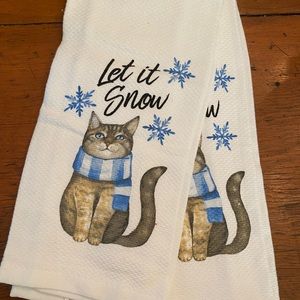 Kitchen Towels, Let It Snow (2) 18”x28”
